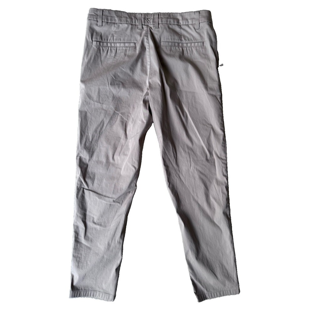 Birddogs Men's Chino Pants 34x30 Khaki Beige Stretch Cotton Zip Pocket - Picture 2 of 11